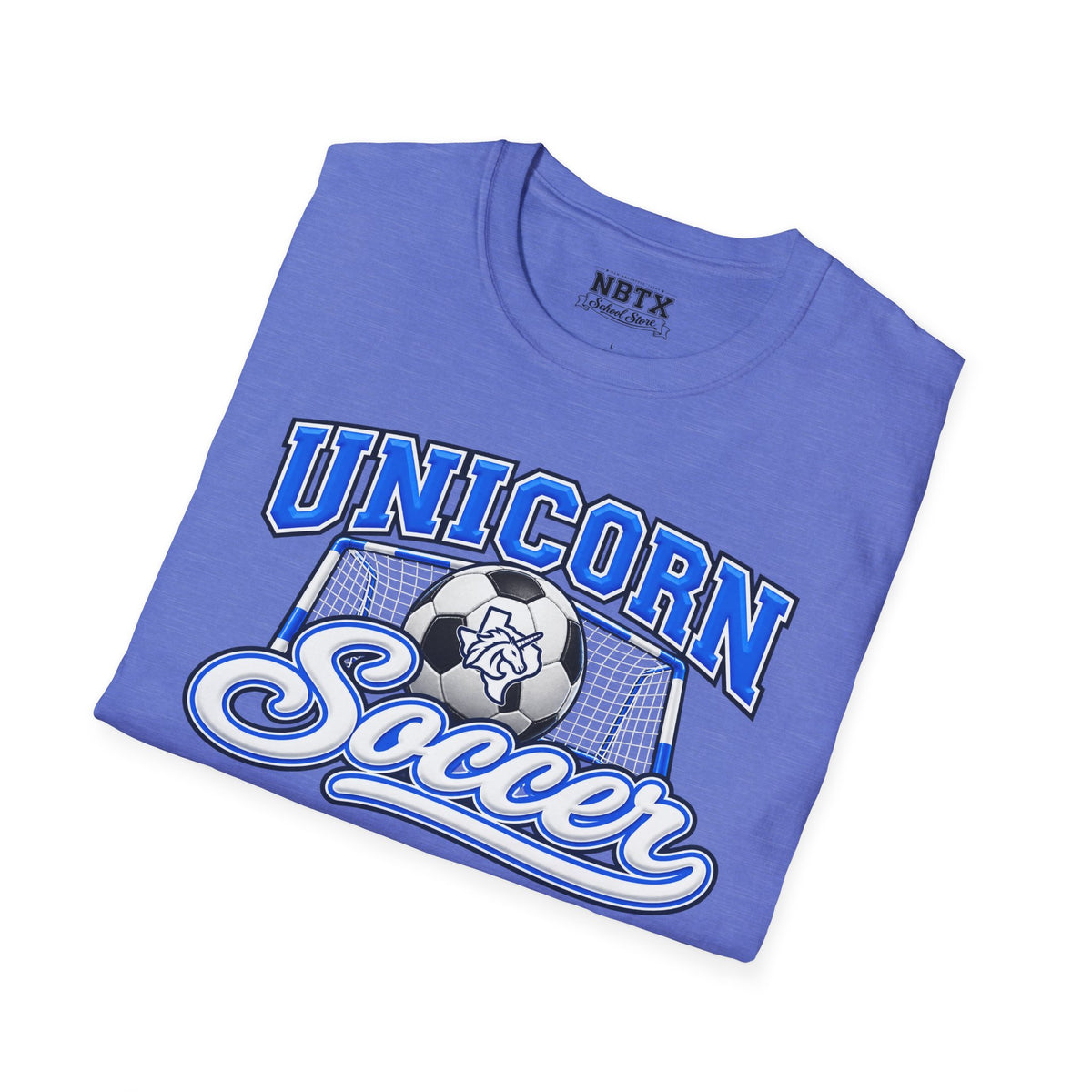 New Braunfels Unicorns Soccer T-Shirt - Script