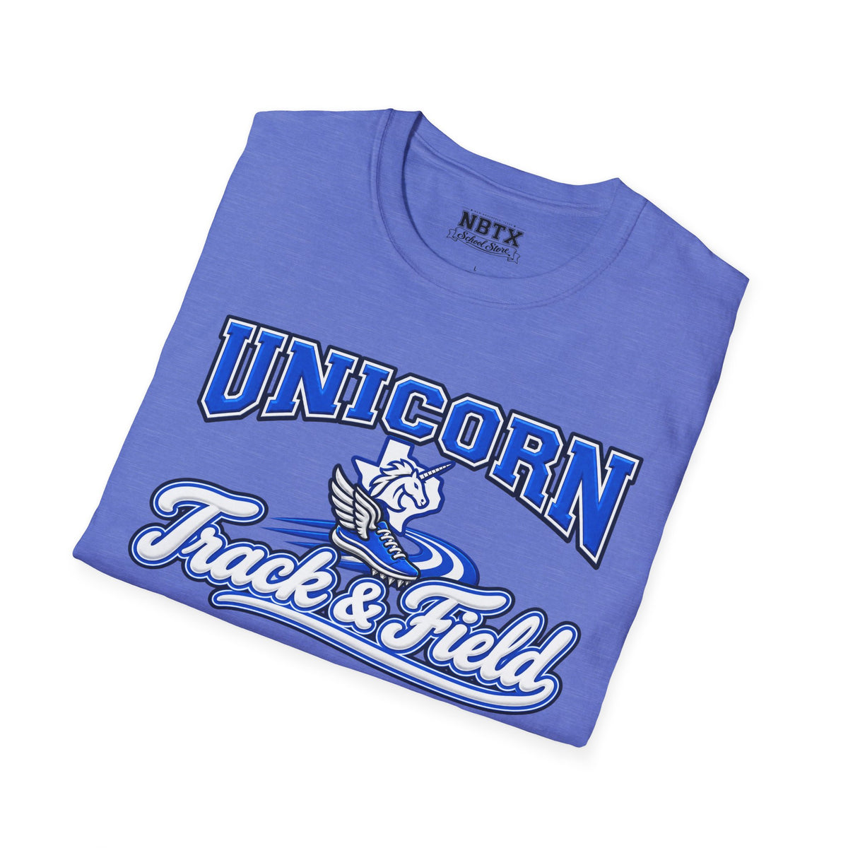 New Braunfels Unicorns Track & Field T-Shirt - Script
