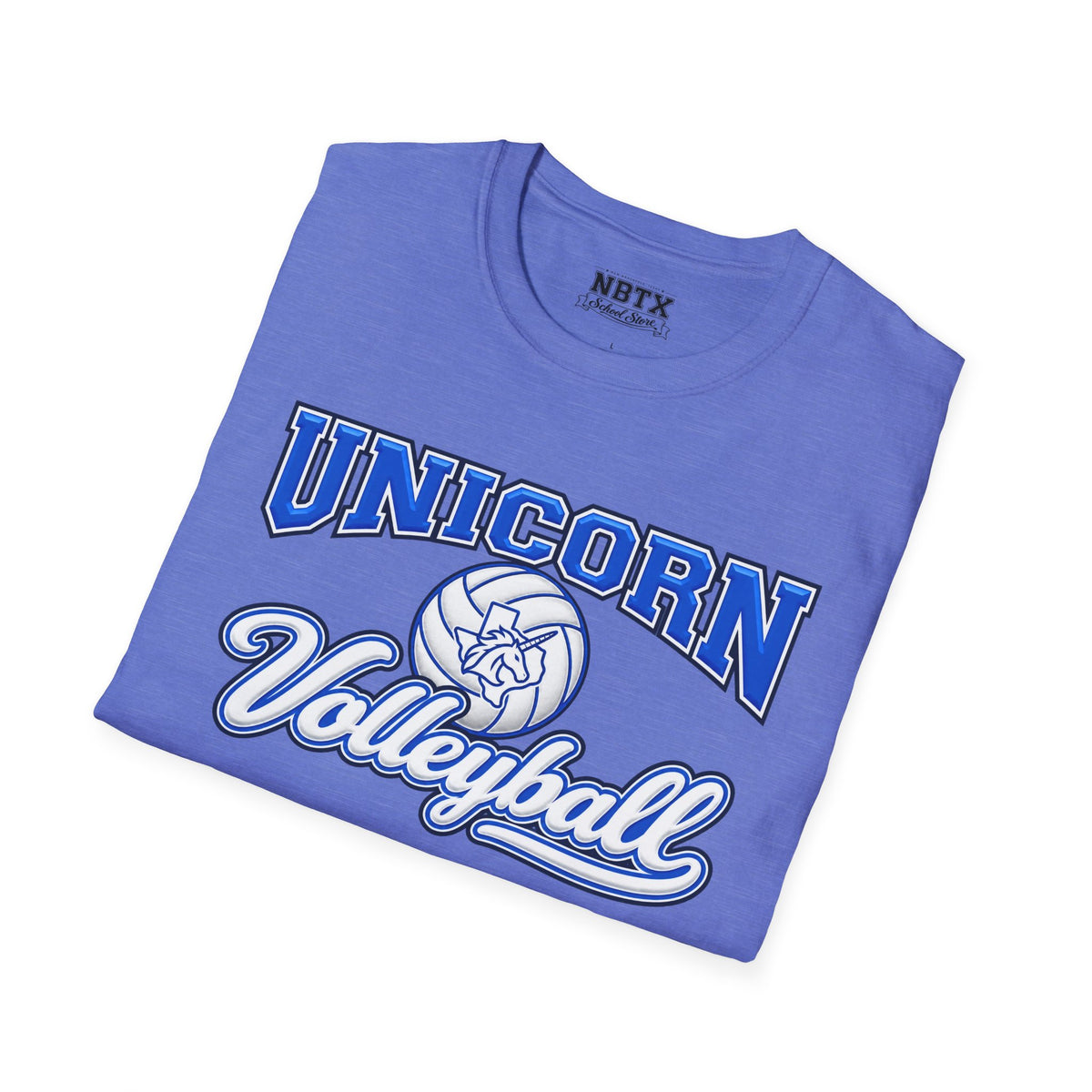 New Braunfels Unicorns Volleyball T-Shirt - Script