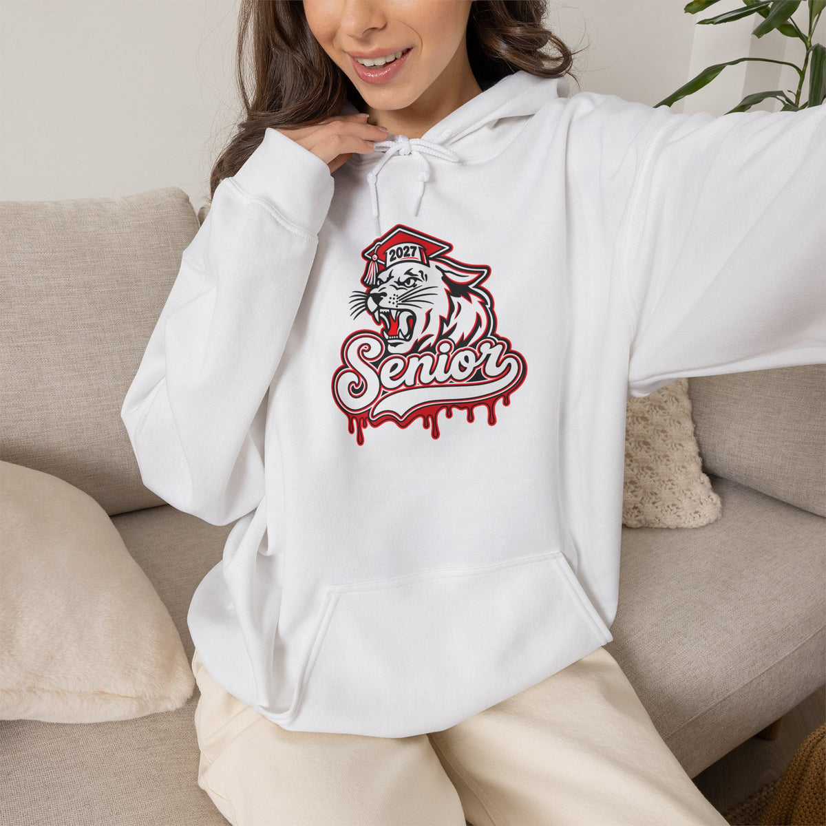 Canyon High School Senior Hoodie — Drip Design Graduation Sweatshirt