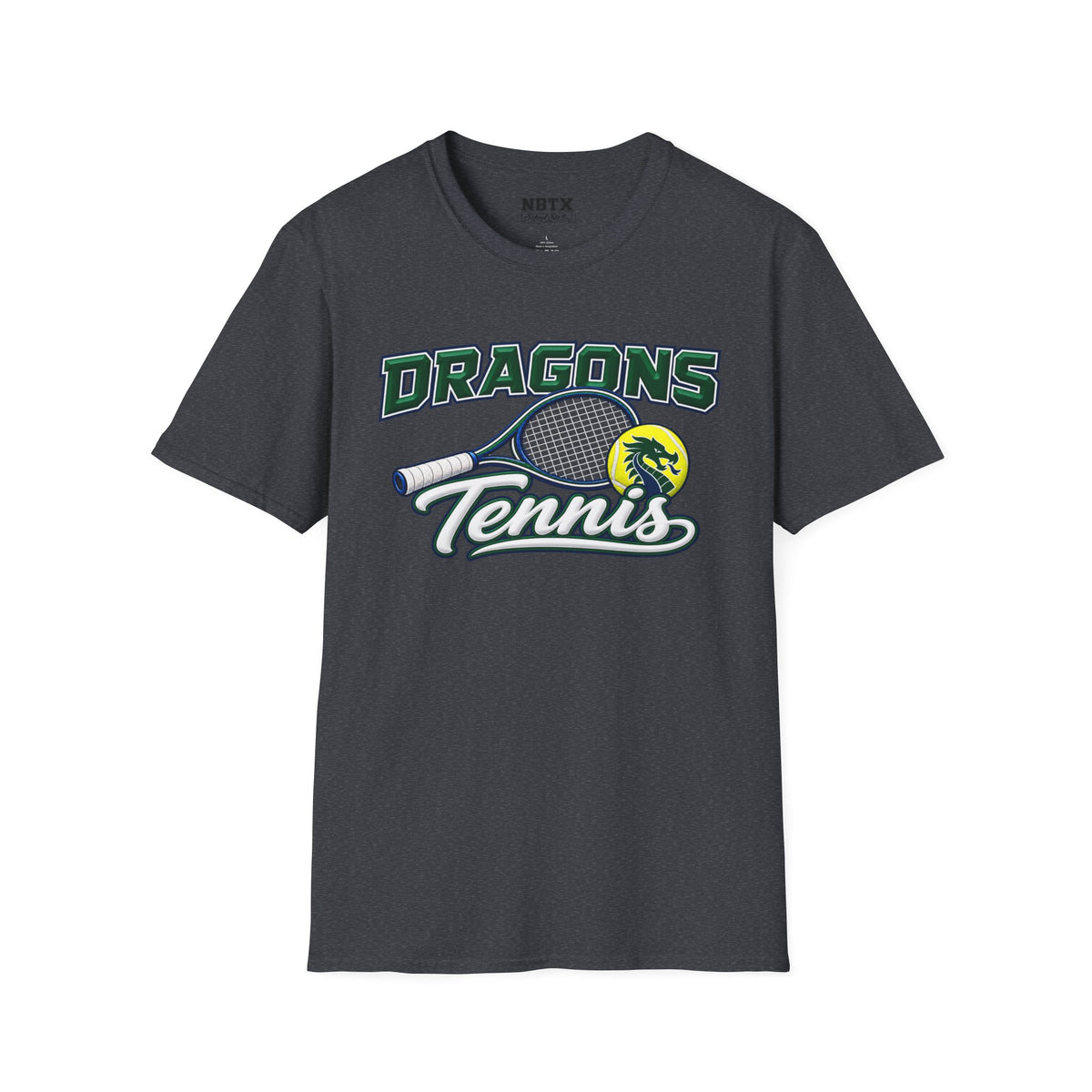 Long Creek Dragons Tennis T-Shirt - Script