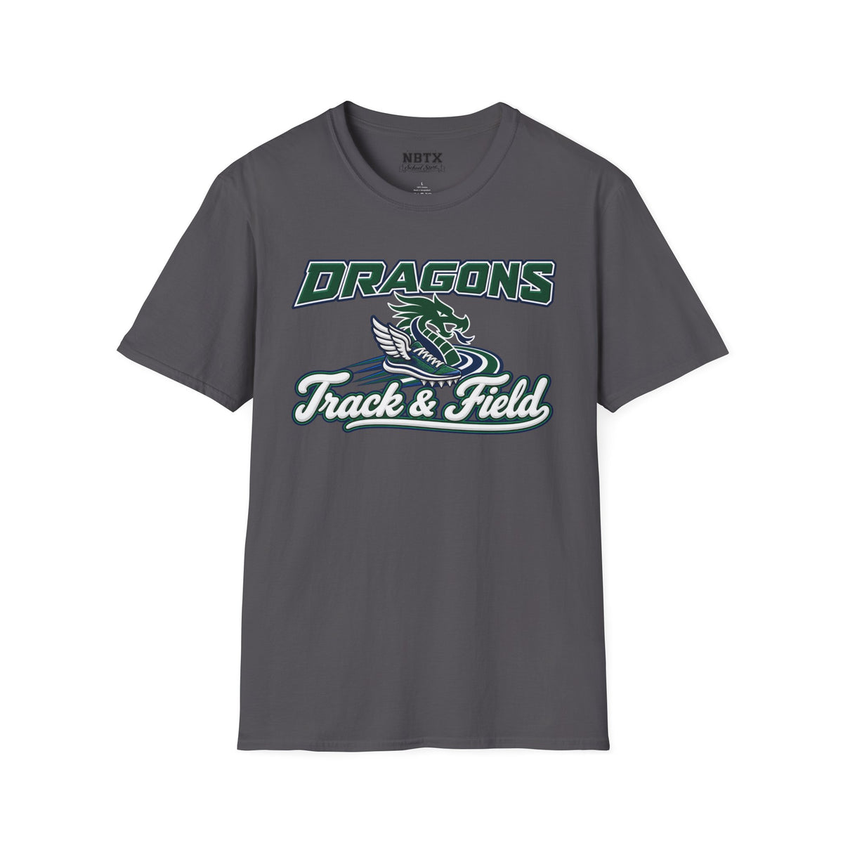 Long Creek Dragons Track & Field T-Shirt - Script