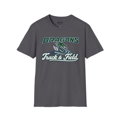 Long Creek Dragons Track & Field T-Shirt - Script