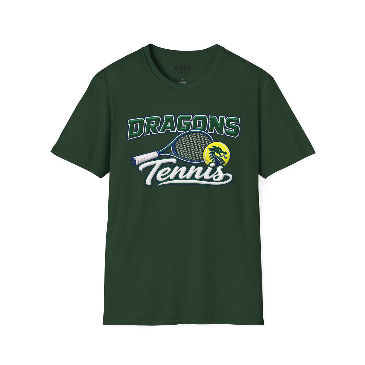 Long Creek Dragons Tennis T-Shirt - Script