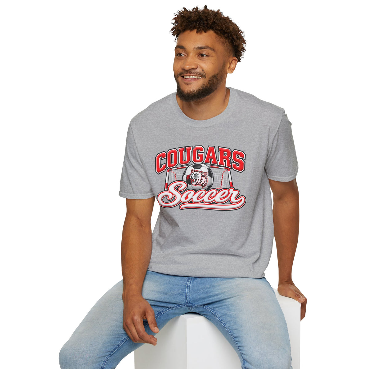 Canyon Cougars Soccer T-Shirt - Script