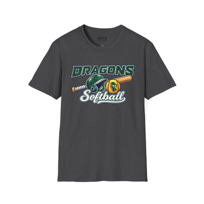 Long Creek Dragons Softball T-Shirt - Script