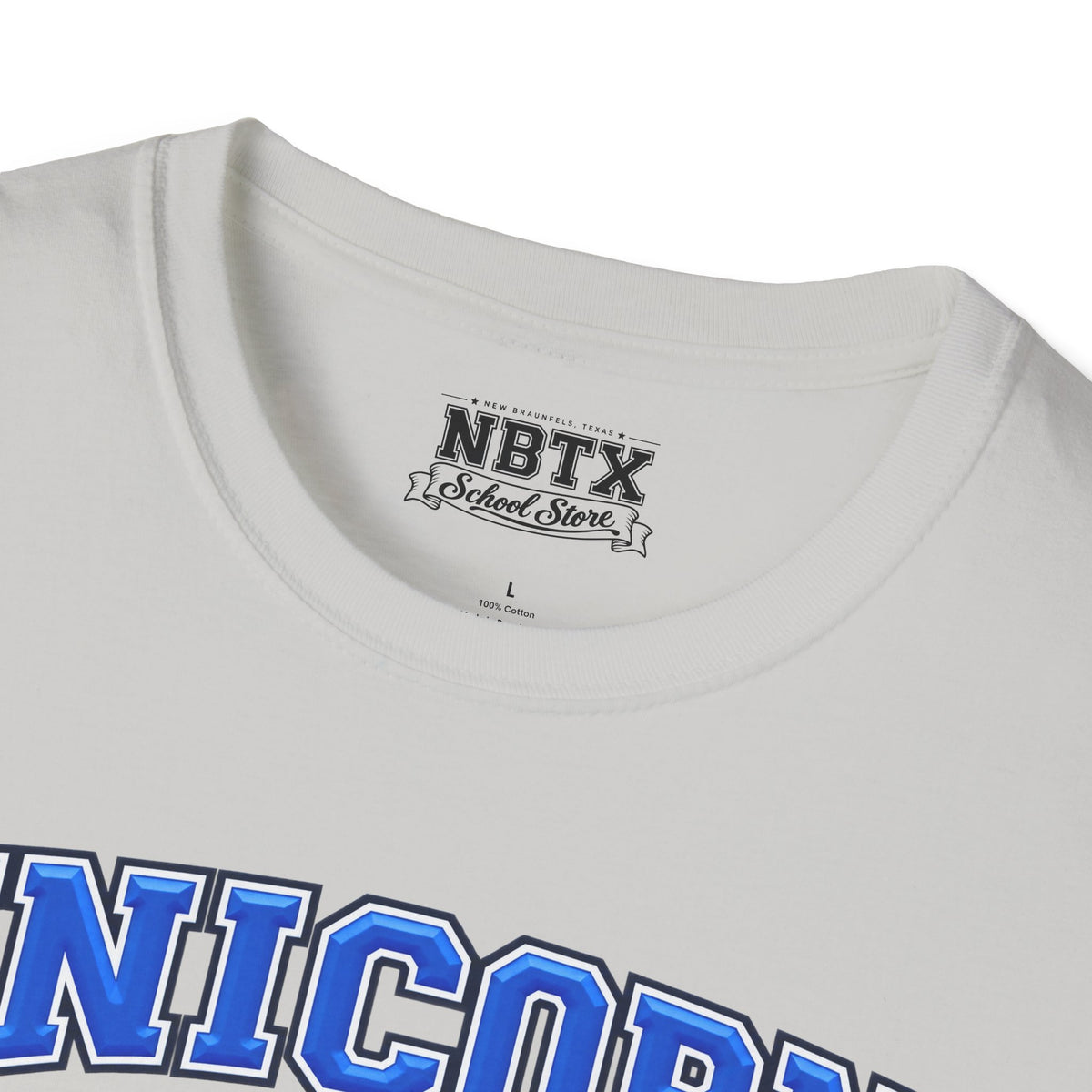 New Braunfels Unicorns Tennis T-Shirt - Script