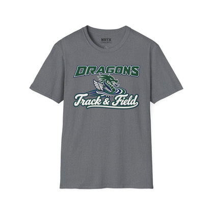 Long Creek Dragons Track & Field T-Shirt - Script