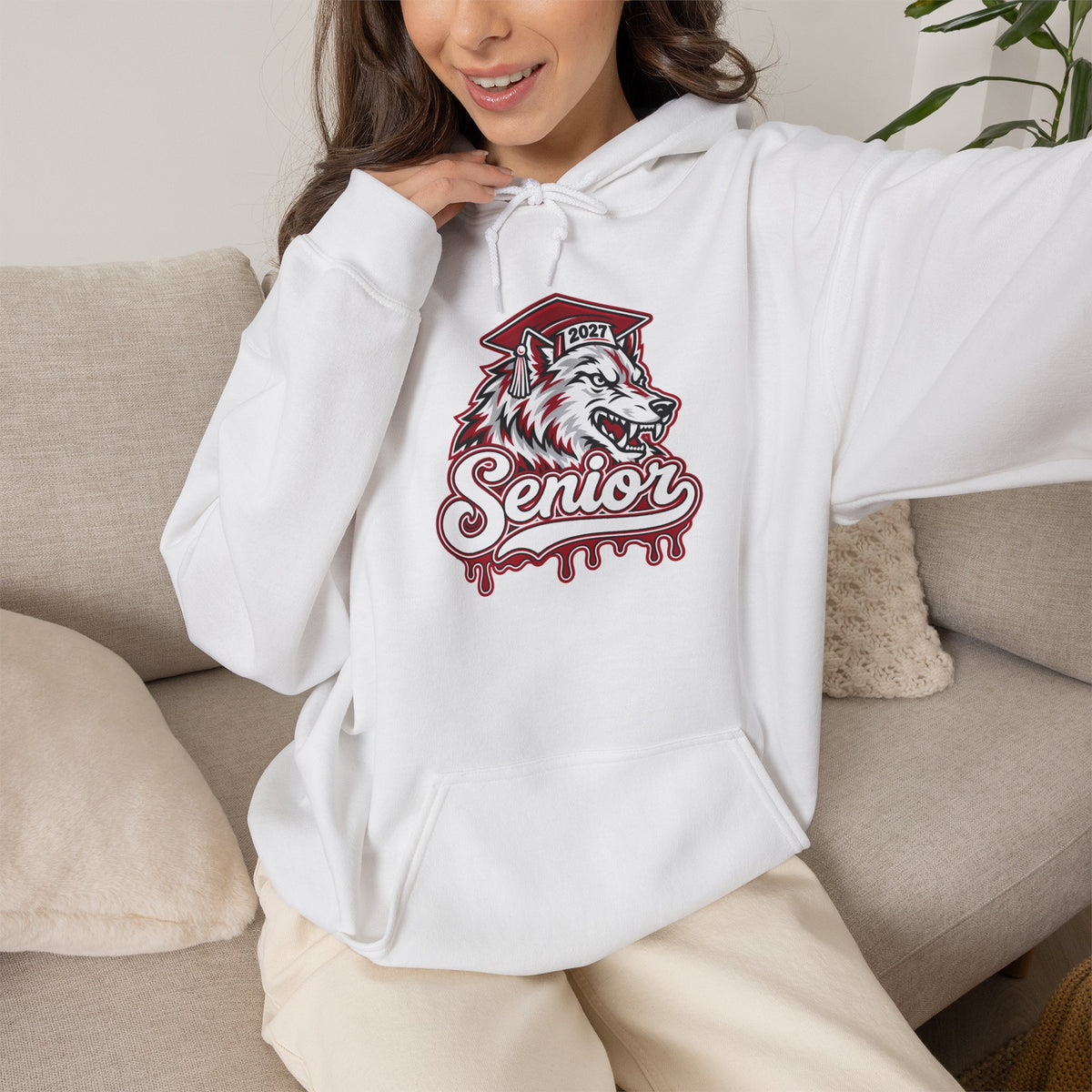 Davenport High School Senior Hoodie — Drip Design Graduation Sweatshirt