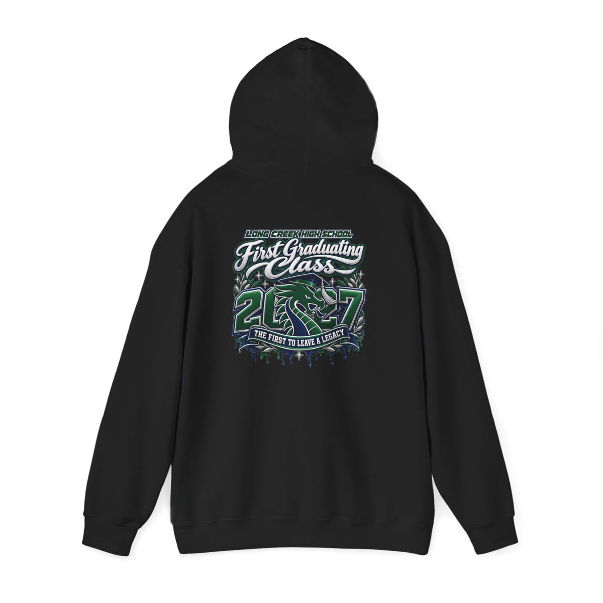 Long Creek Dragons "First Graduating Class" Hoodie - Graduation Sweatshirt