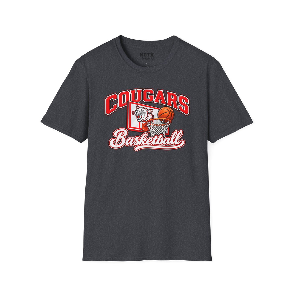 Canyon Cougars Basketball T-Shirt - Script