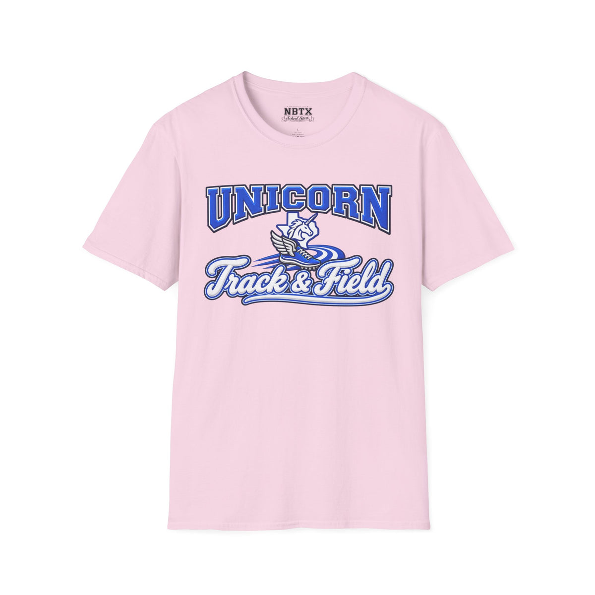New Braunfels Unicorns Track & Field T-Shirt - Script