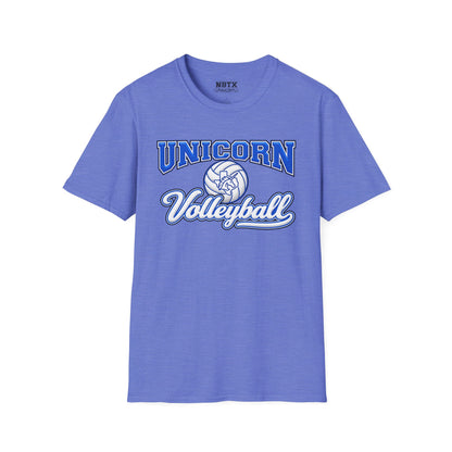 New Braunfels Unicorns Volleyball T-Shirt - Script