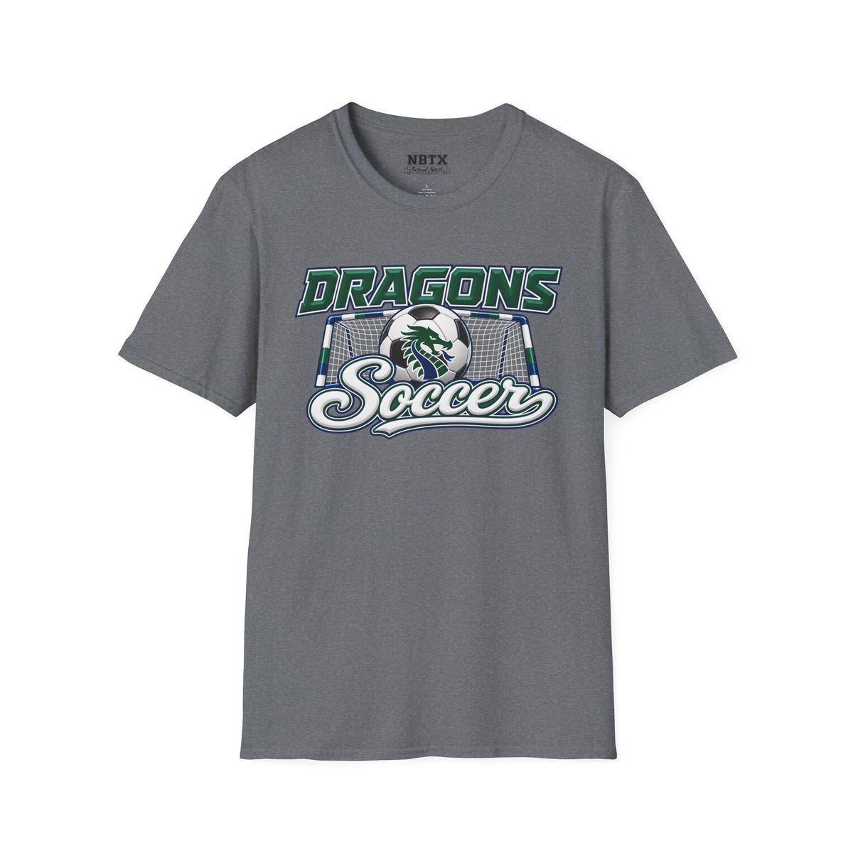 Long Creek Dragons Soccer T-Shirt - Script
