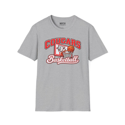 Canyon Cougars Basketball T-Shirt - Script