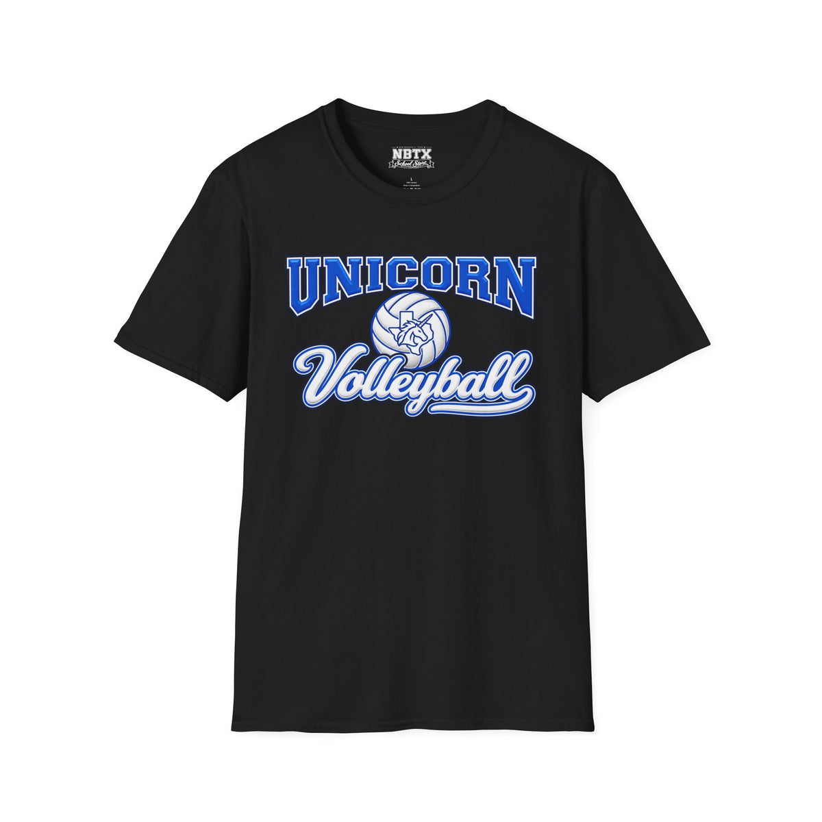 New Braunfels Unicorns Volleyball T-Shirt - Script