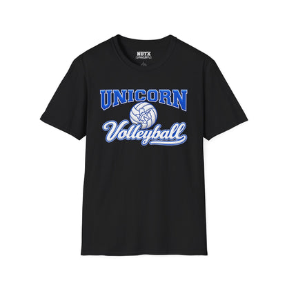 New Braunfels Unicorns Volleyball T-Shirt - Script