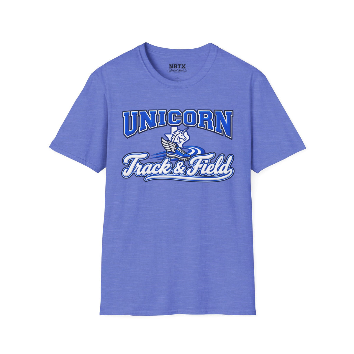 New Braunfels Unicorns Track & Field T-Shirt - Script