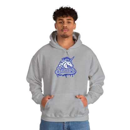 Senior Unicorn Hoodie — Drip Design Graduation Sweatshirt