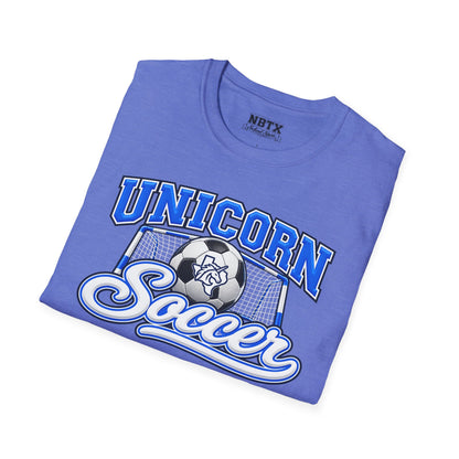 New Braunfels Unicorns Soccer T-Shirt - Script
