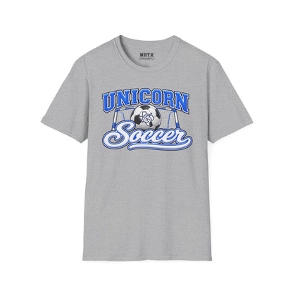 New Braunfels Unicorns Soccer T-Shirt - Script