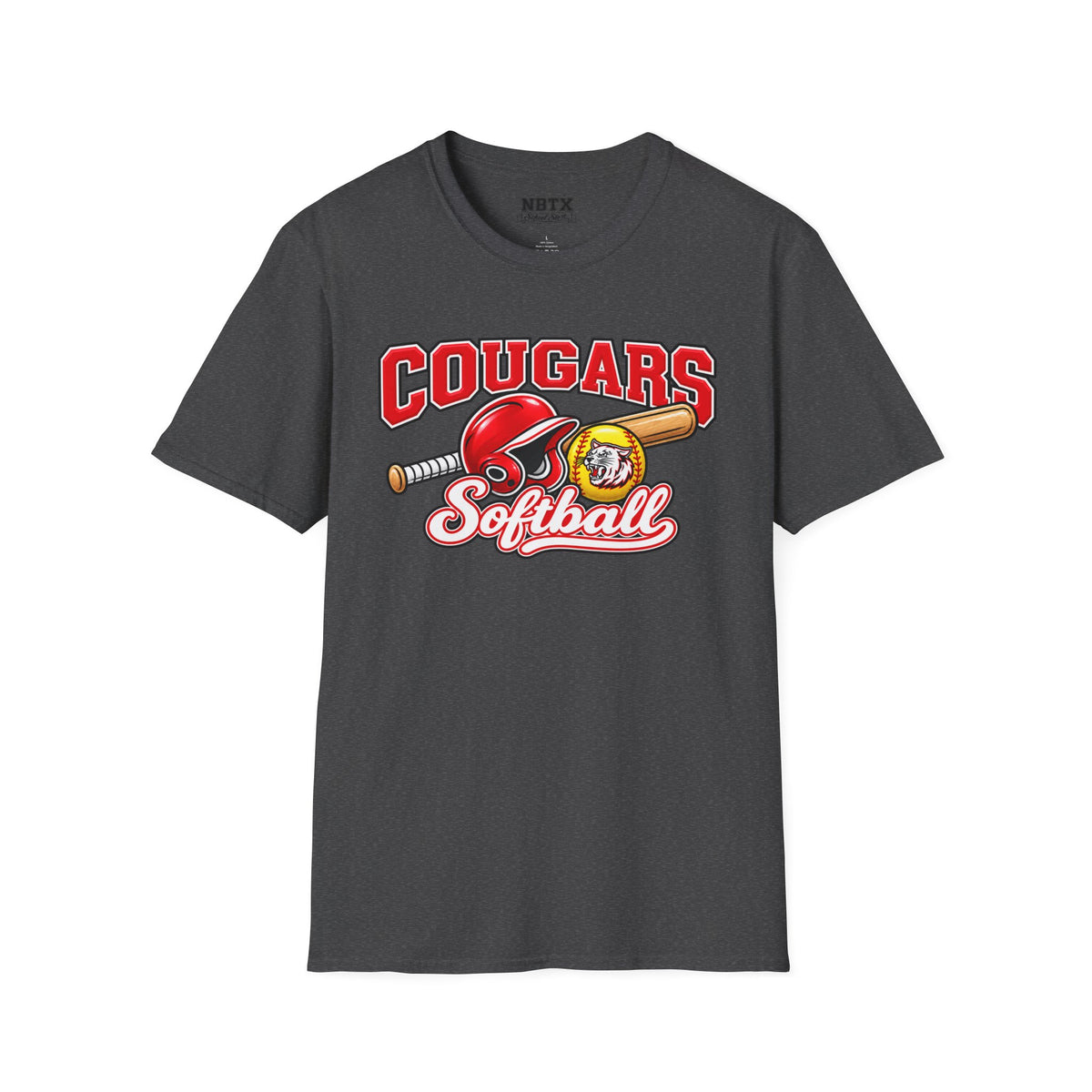 Canyon Cougars Softball T-Shirt - Script
