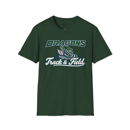 Long Creek Dragons Track & Field T-Shirt - Script