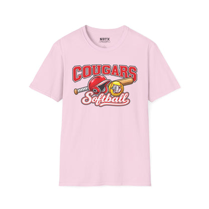 Canyon Cougars Softball T-Shirt - Script