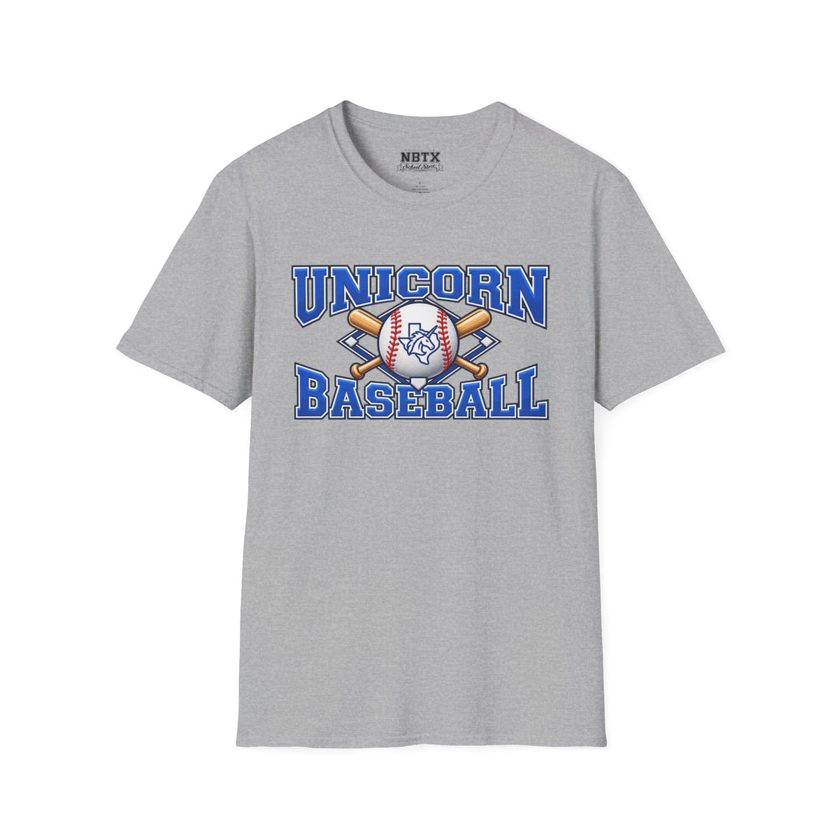 New Braunfels Unicorns Baseball T-Shirt