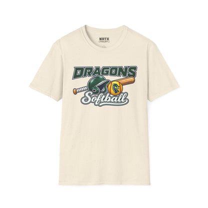 Long Creek Dragons Softball T-Shirt - Script