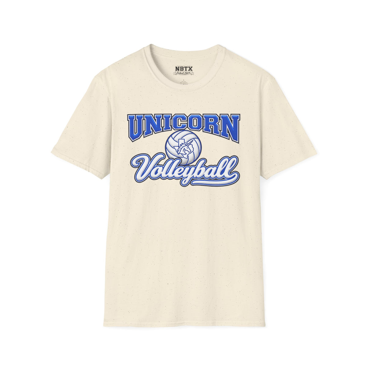 New Braunfels Unicorns Volleyball T-Shirt - Script