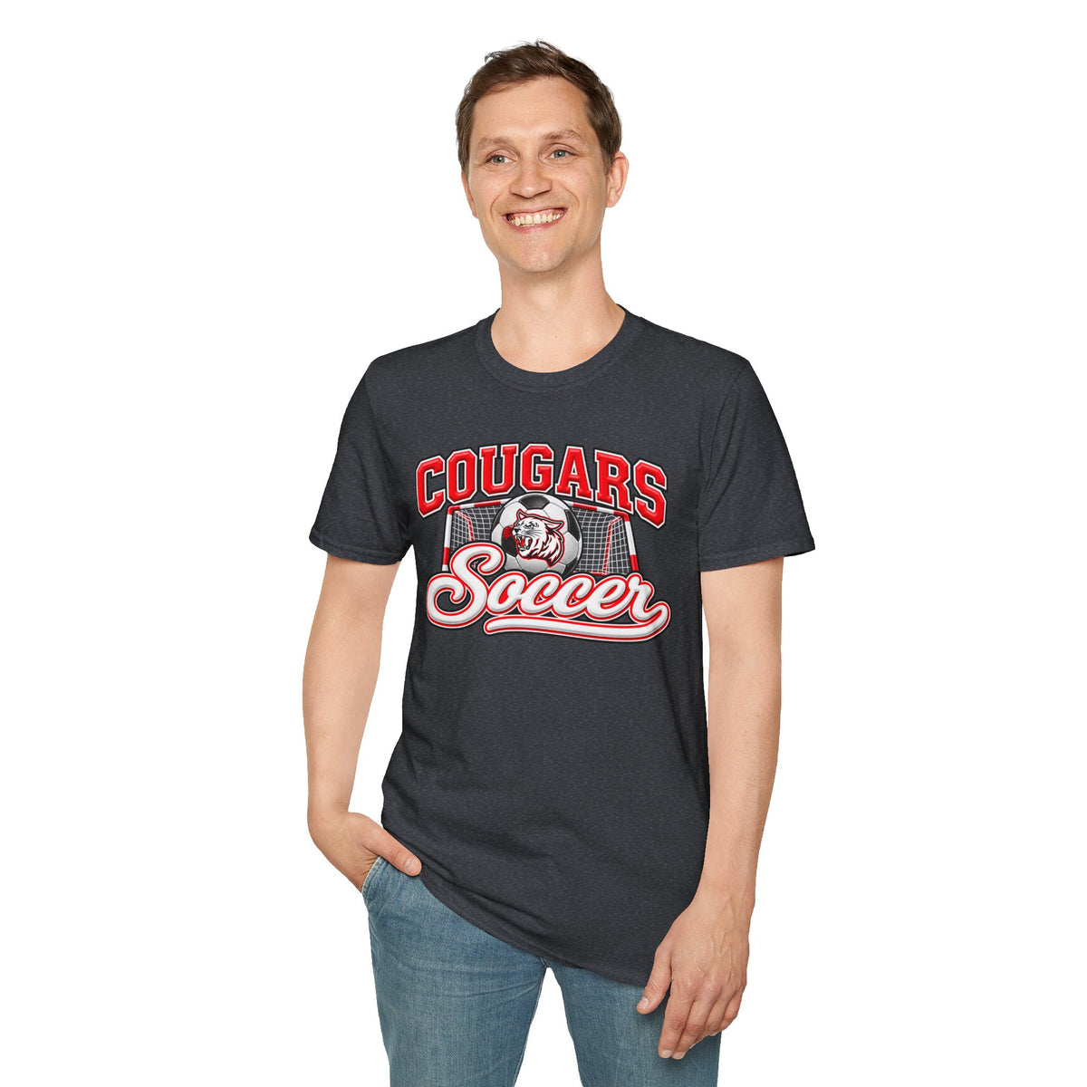 Canyon Cougars Soccer T-Shirt - Script