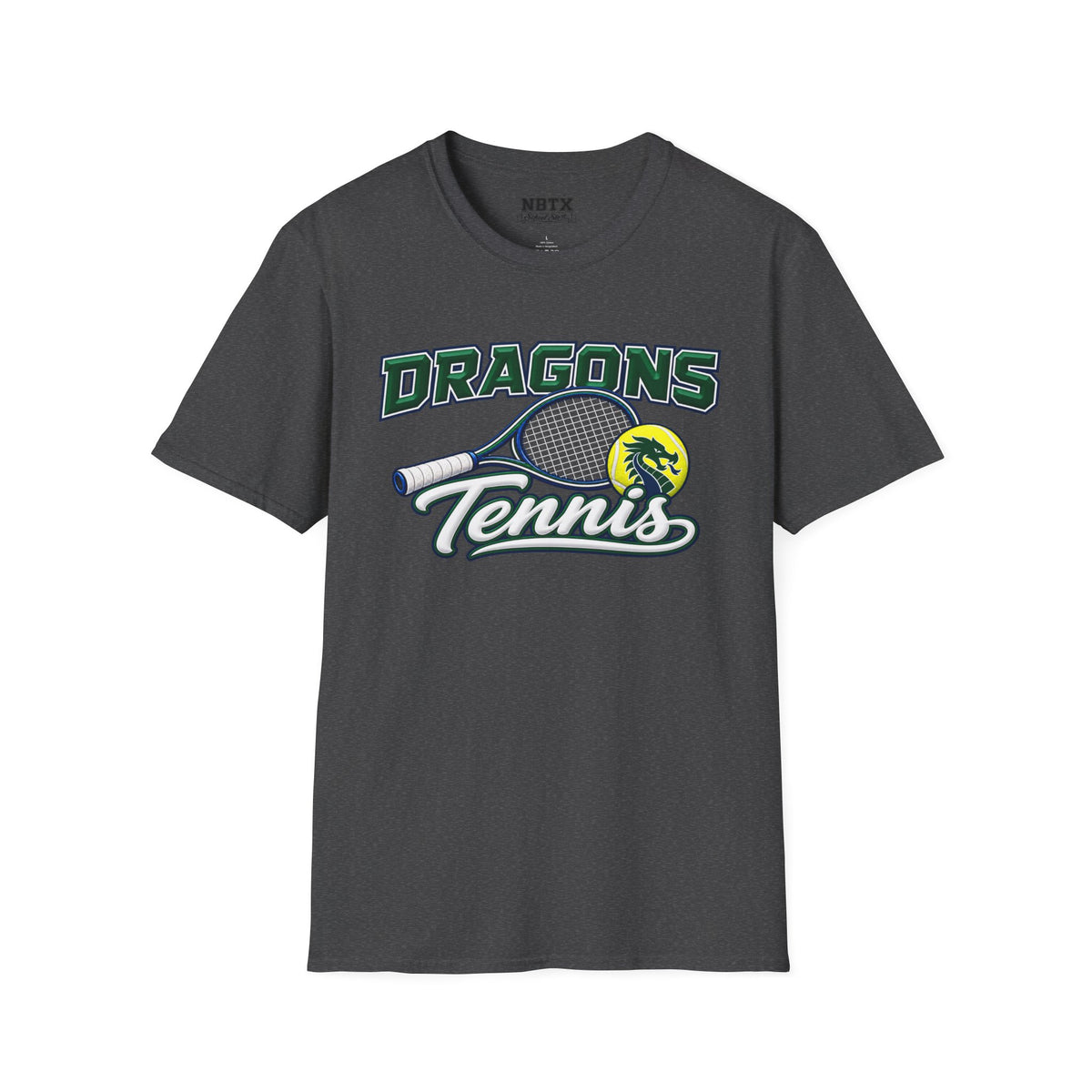 Long Creek Dragons Tennis T-Shirt - Script