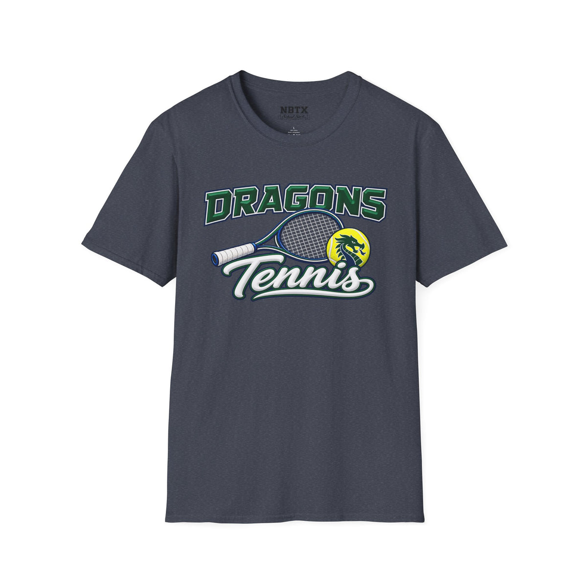 Long Creek Dragons Tennis T-Shirt - Script