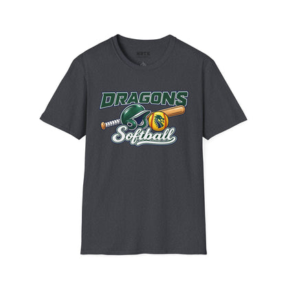 Long Creek Dragons Softball T-Shirt - Script