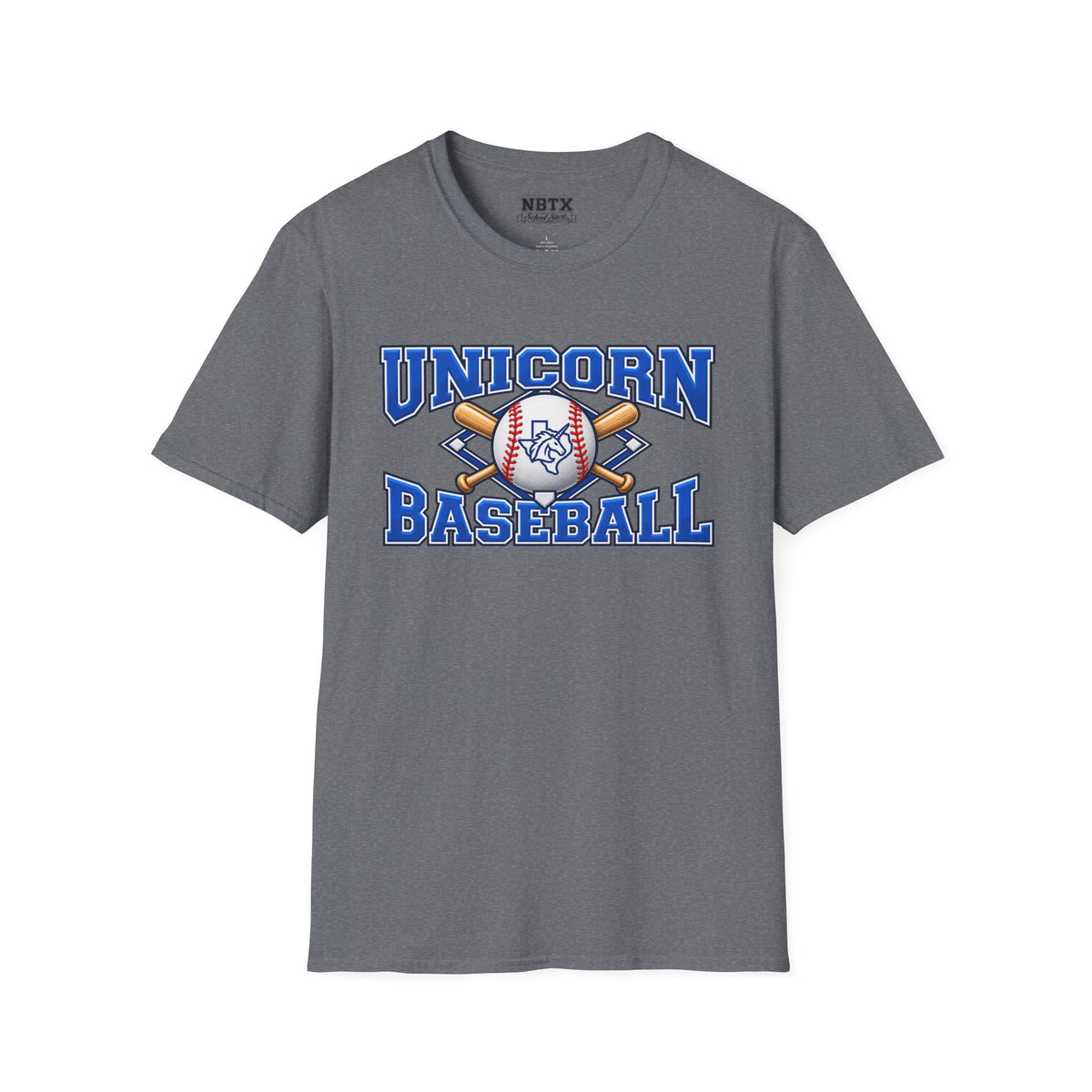 New Braunfels Unicorns Baseball T-Shirt