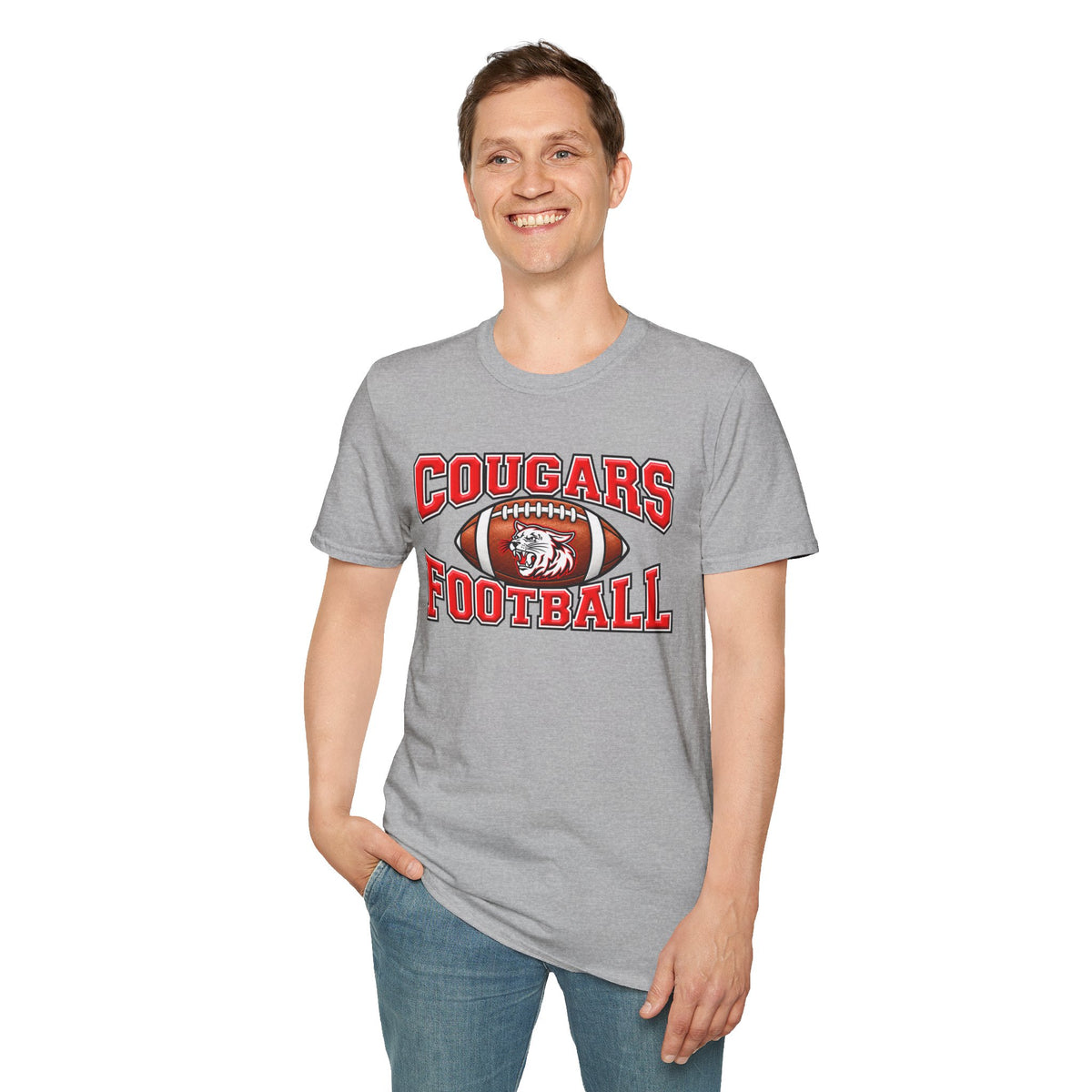 Canyon Cougars Football T-Shirt