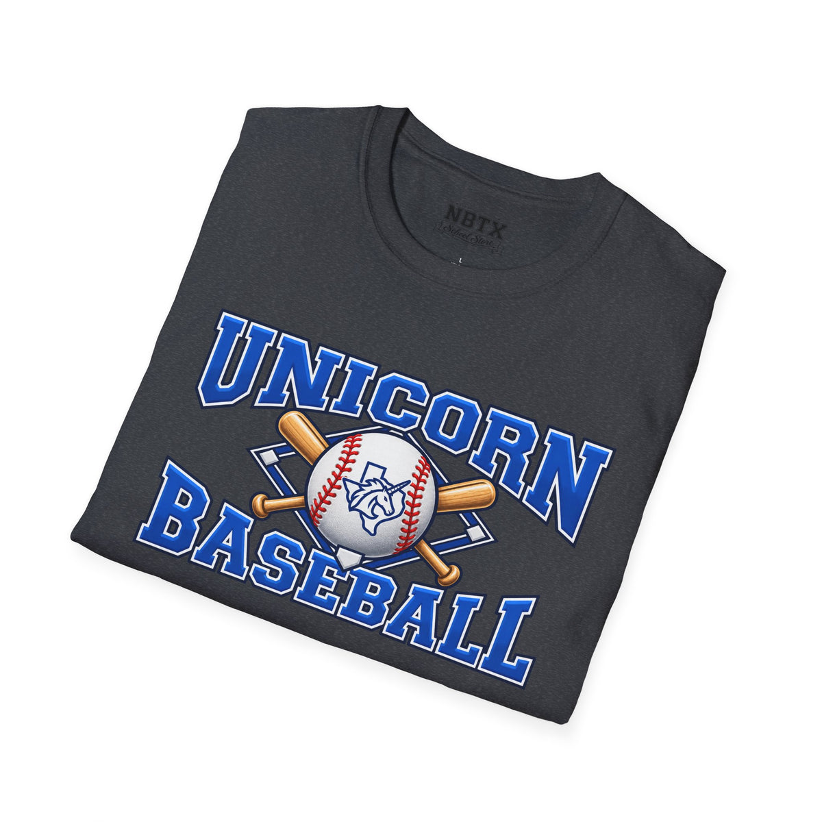 New Braunfels Unicorns Baseball T-Shirt
