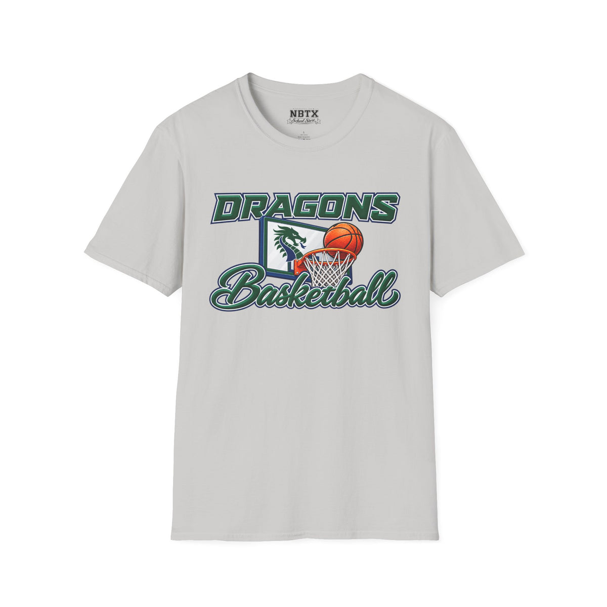 Long Creek Dragons Basketball T-Shirt - Script