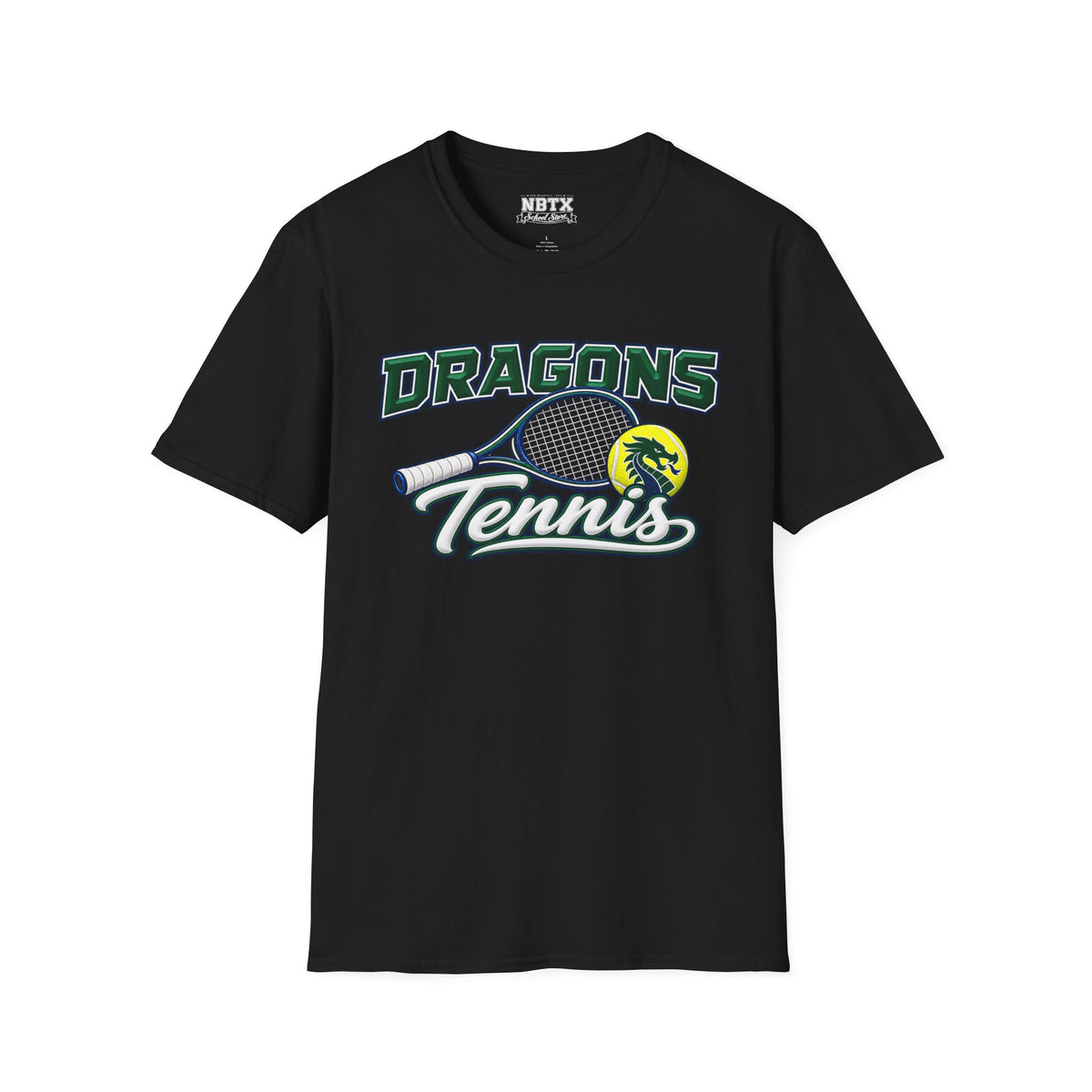 Long Creek Dragons Tennis T-Shirt - Script