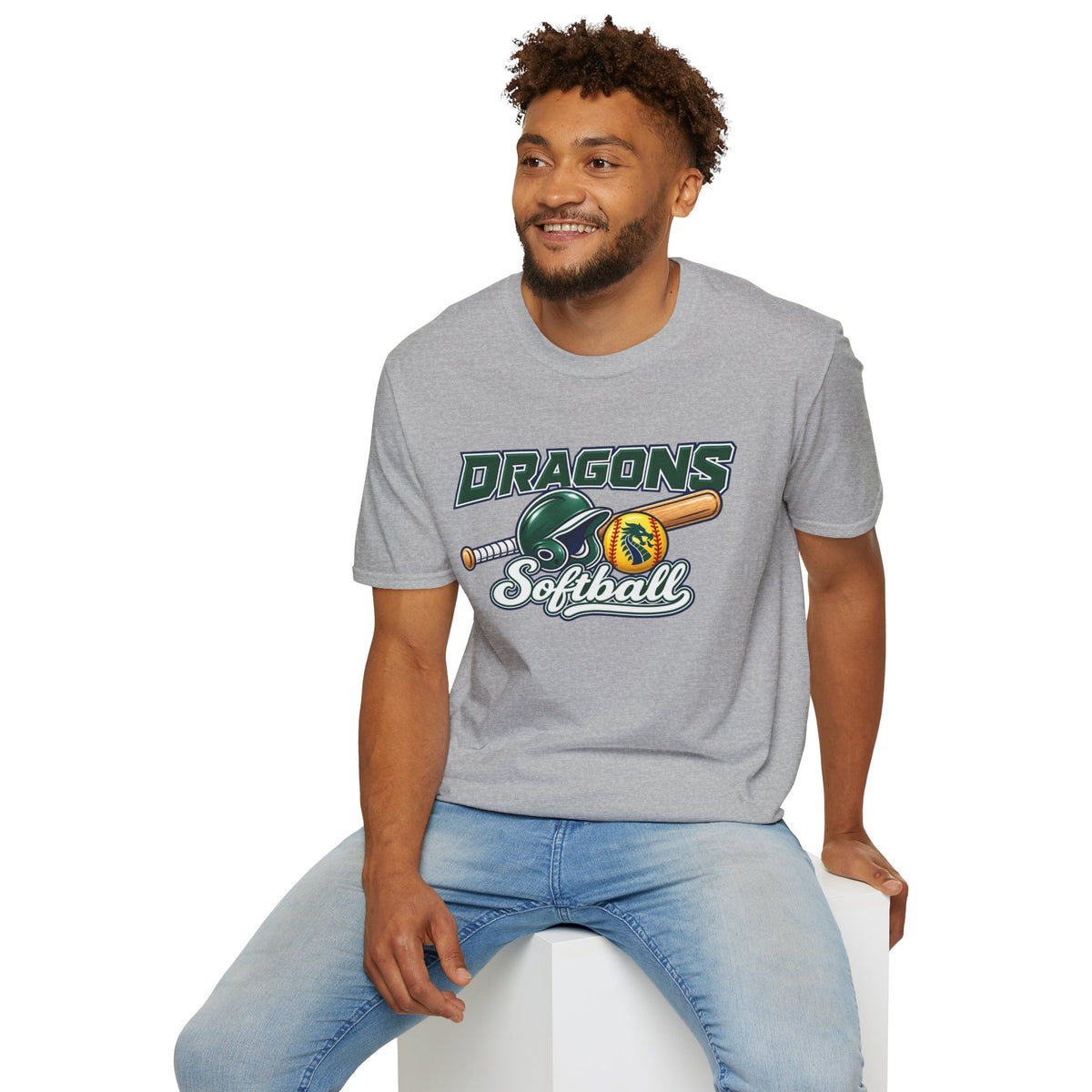 Long Creek Dragons Softball T-Shirt - Script