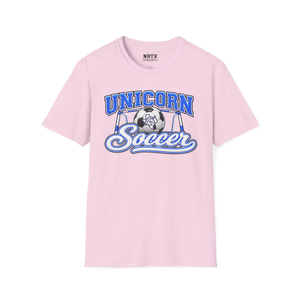 New Braunfels Unicorns Soccer T-Shirt - Script