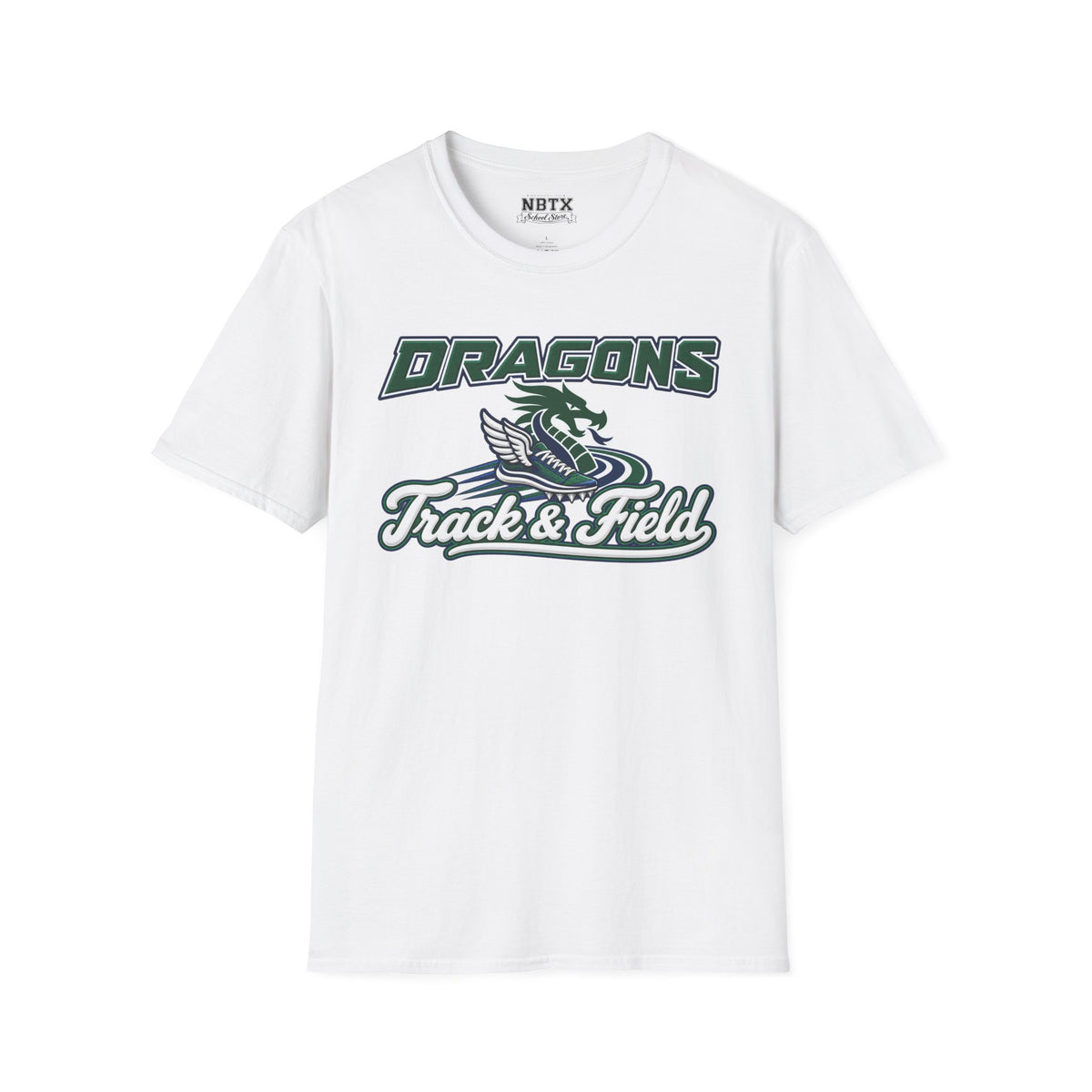 Long Creek Dragons Track & Field T-Shirt - Script