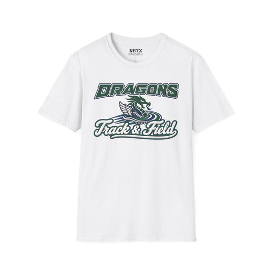 Long Creek Dragons Track & Field T-Shirt - Script