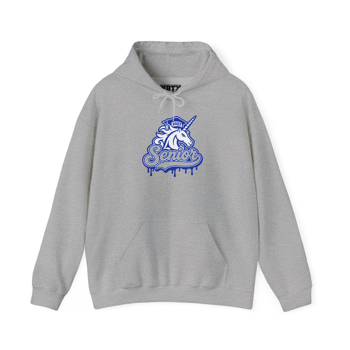Senior Unicorn Hoodie — Drip Design Graduation Sweatshirt