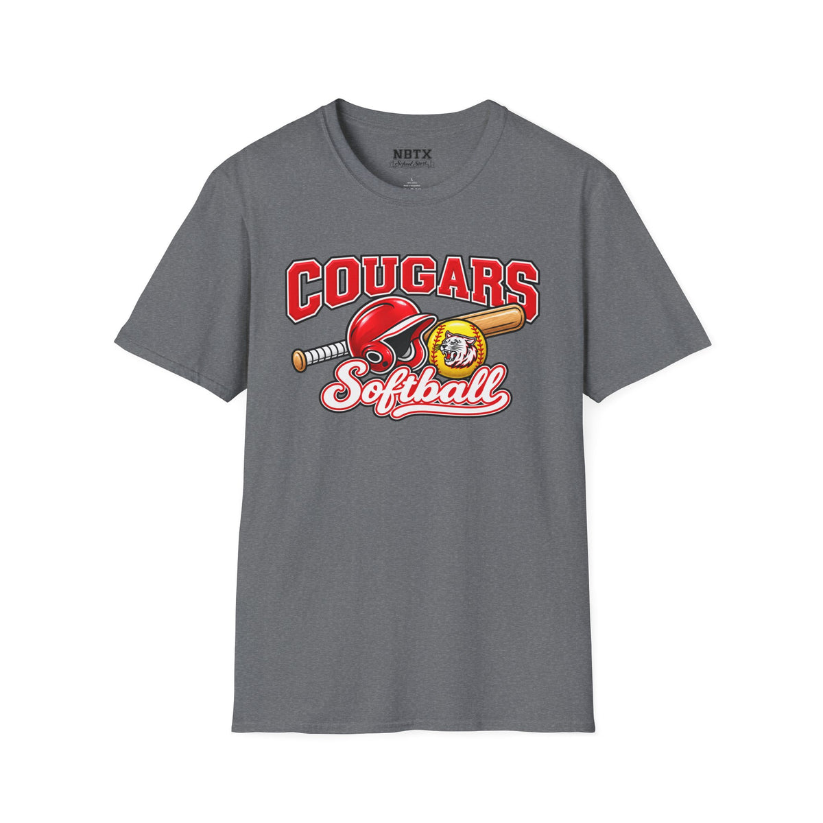 Canyon Cougars Softball T-Shirt - Script