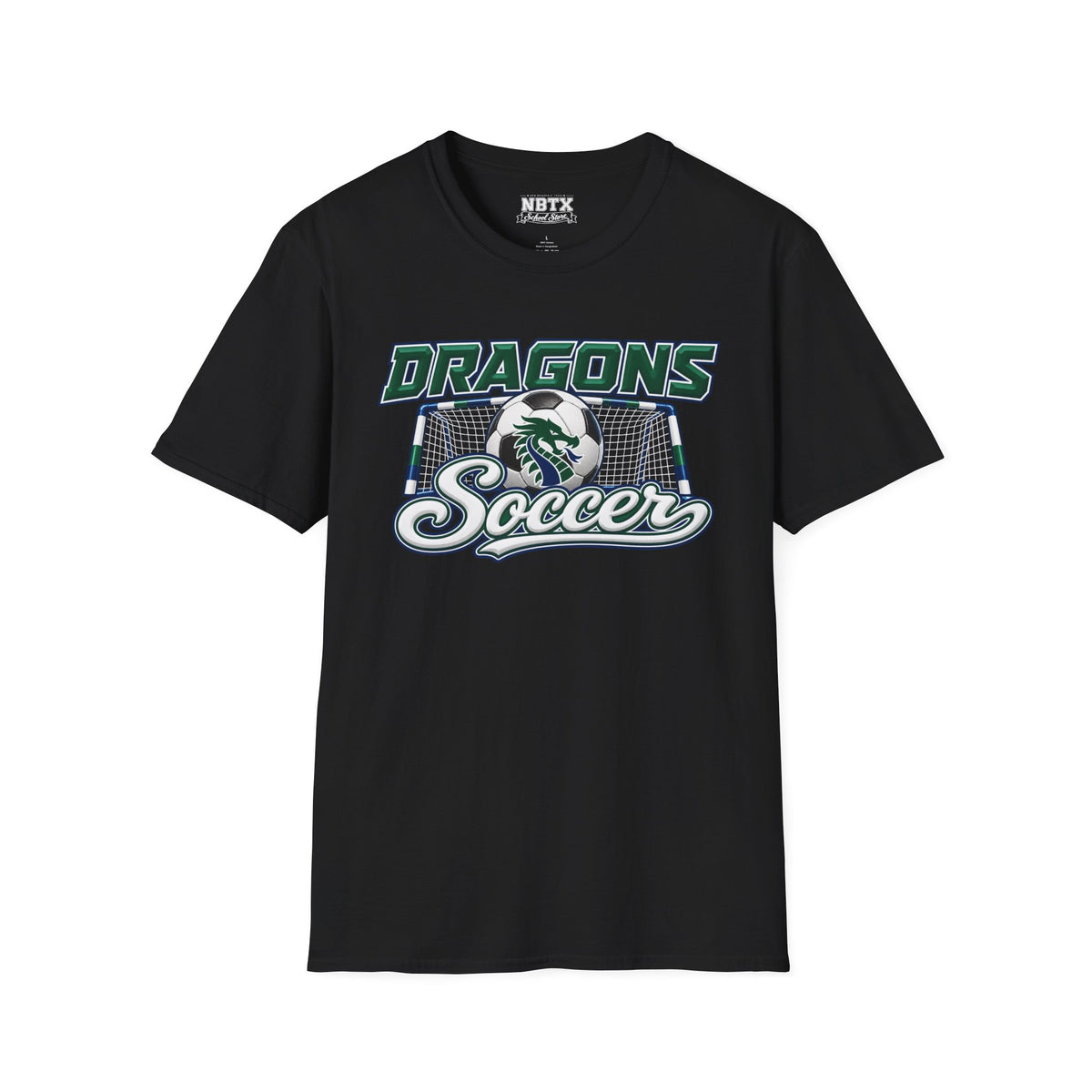 Long Creek Dragons Soccer T-Shirt - Script