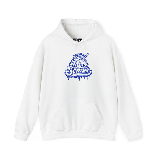 Senior Unicorn Hoodie — Drip Design Graduation Sweatshirt