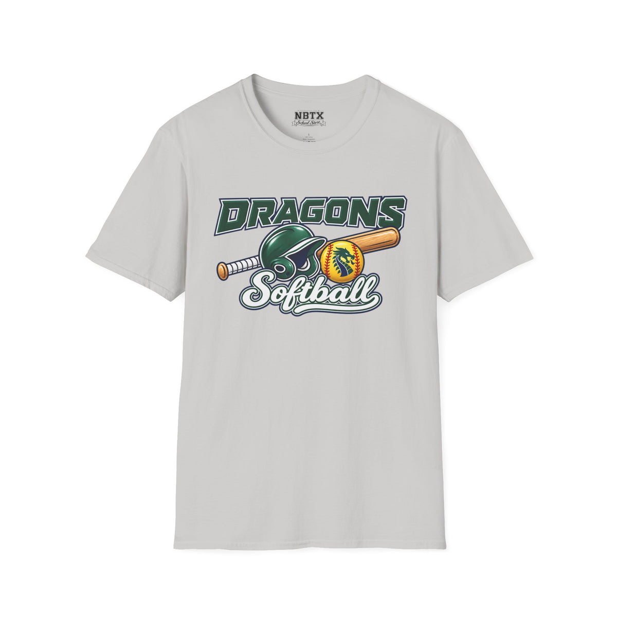 Long Creek Dragons Softball T-Shirt - Script