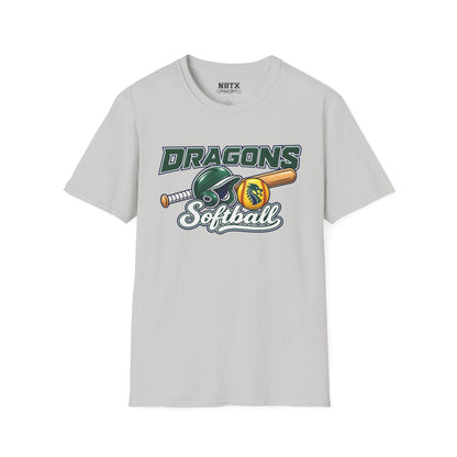 Long Creek Dragons Softball T-Shirt - Script